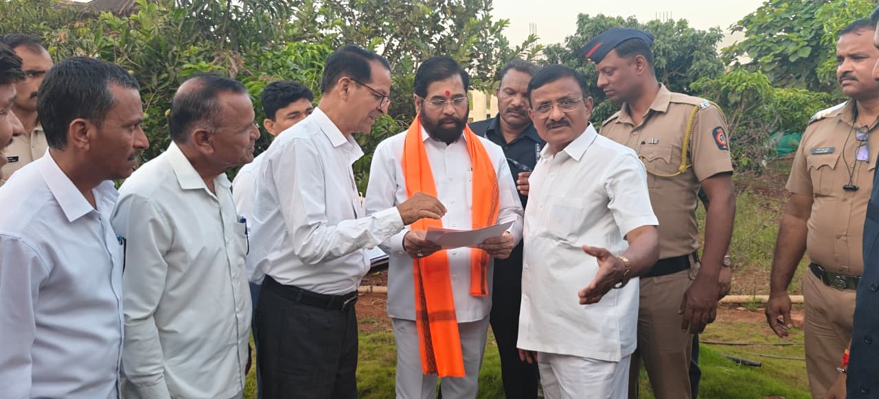 शेतकरी सेनेच्या पदाधिकाऱ्यांनी दरे मुक्कामी घेतली उपमुख्यमंत्री यांची भेट