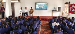क्रांतिवीर शाळेत सायबर गुन्हेगारी बाबत पोलिसातर्फे कार्यशाळा